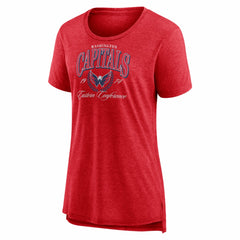 Washington Capitals Women's Reign Supreme Tri-Blend T-Shirt - Red - NHL 202742635