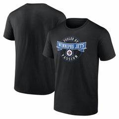 Winnipeg Jets Honor Circle T-Shirt - Black - NHL 202742642
