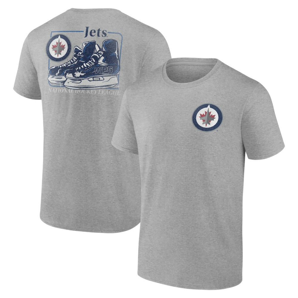 Winnipeg Jets Glory Skates T-Shirt - Heather Gray - NHL 202742644