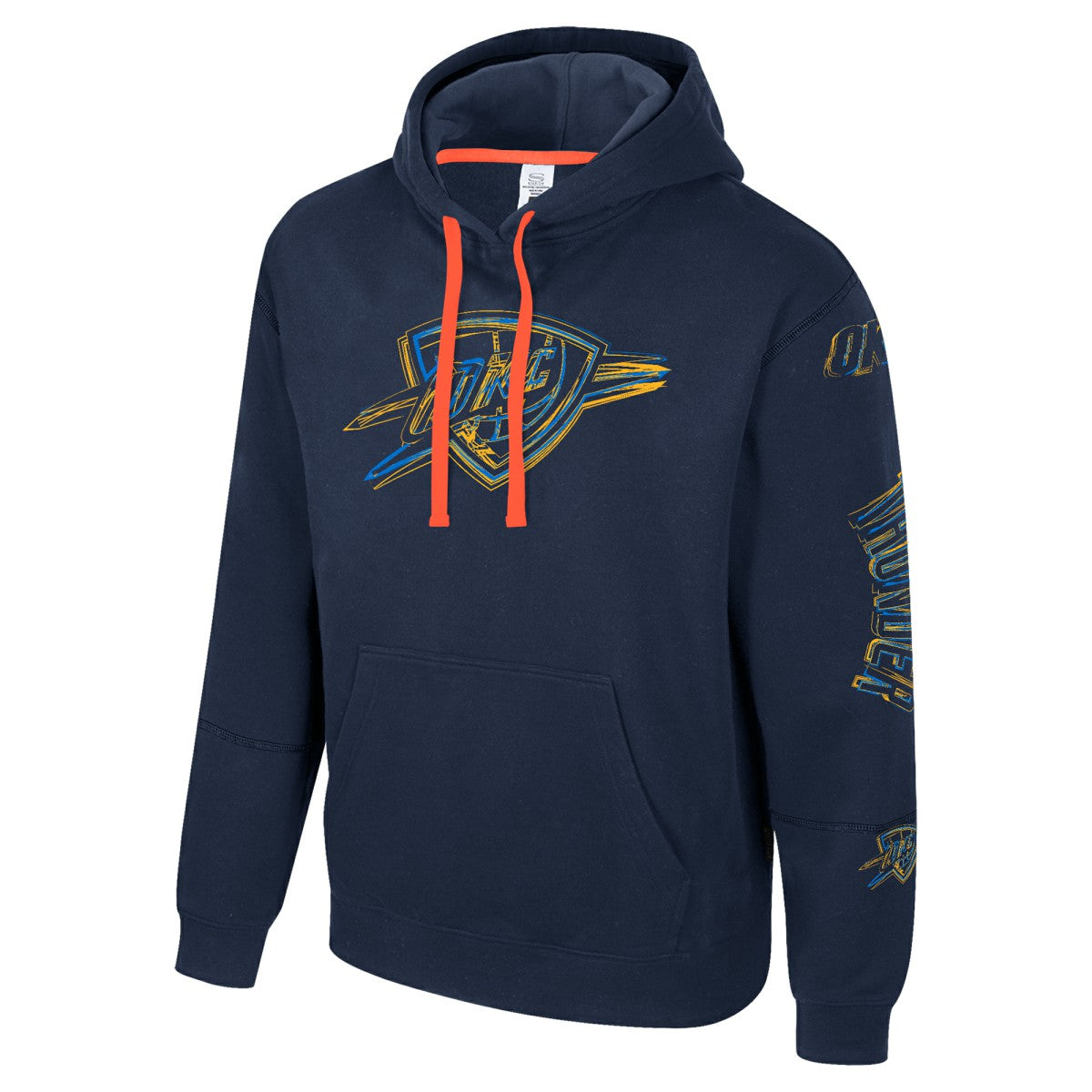 Oklahoma City Thunder Stadium Essentials Unisex Elementized Pullover Hoodie Navy