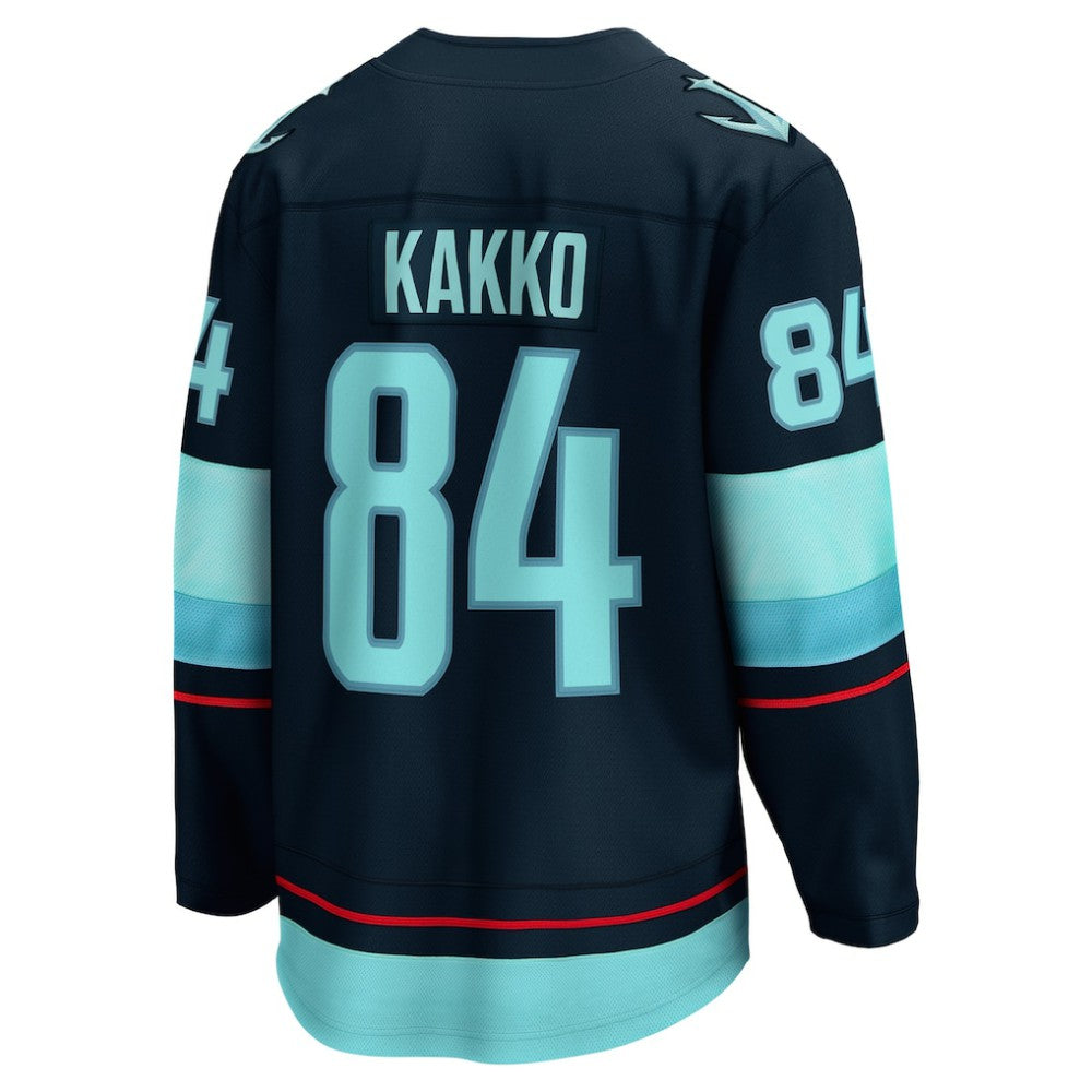 Kaapo Kakko Seattle Kraken Fanatics Home Breakaway Player Jersey - Deep Sea Blue - NHL 202748440
