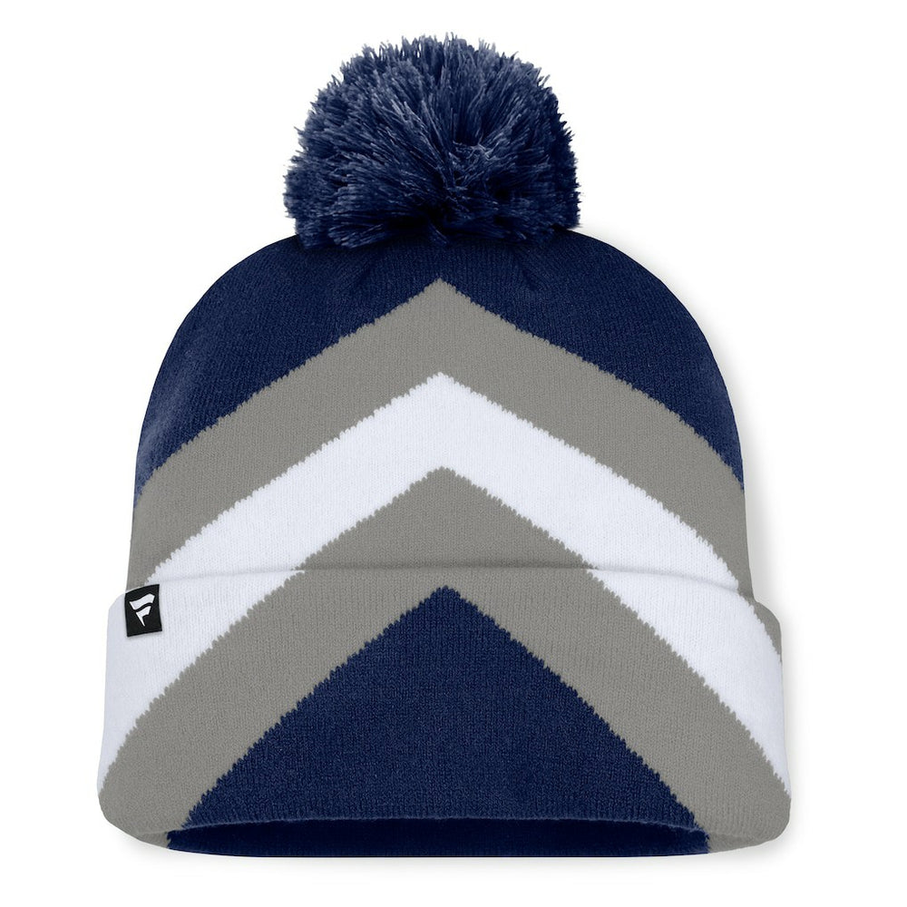 Fanatics Dallas Cowboys Women's Cornerback Cuffed Knit Hat with Pom Navy