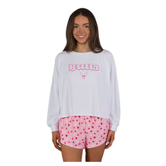 Chicago Bulls Concepts Sport Women's Lyric Long Sleeve Top & Shorts Set