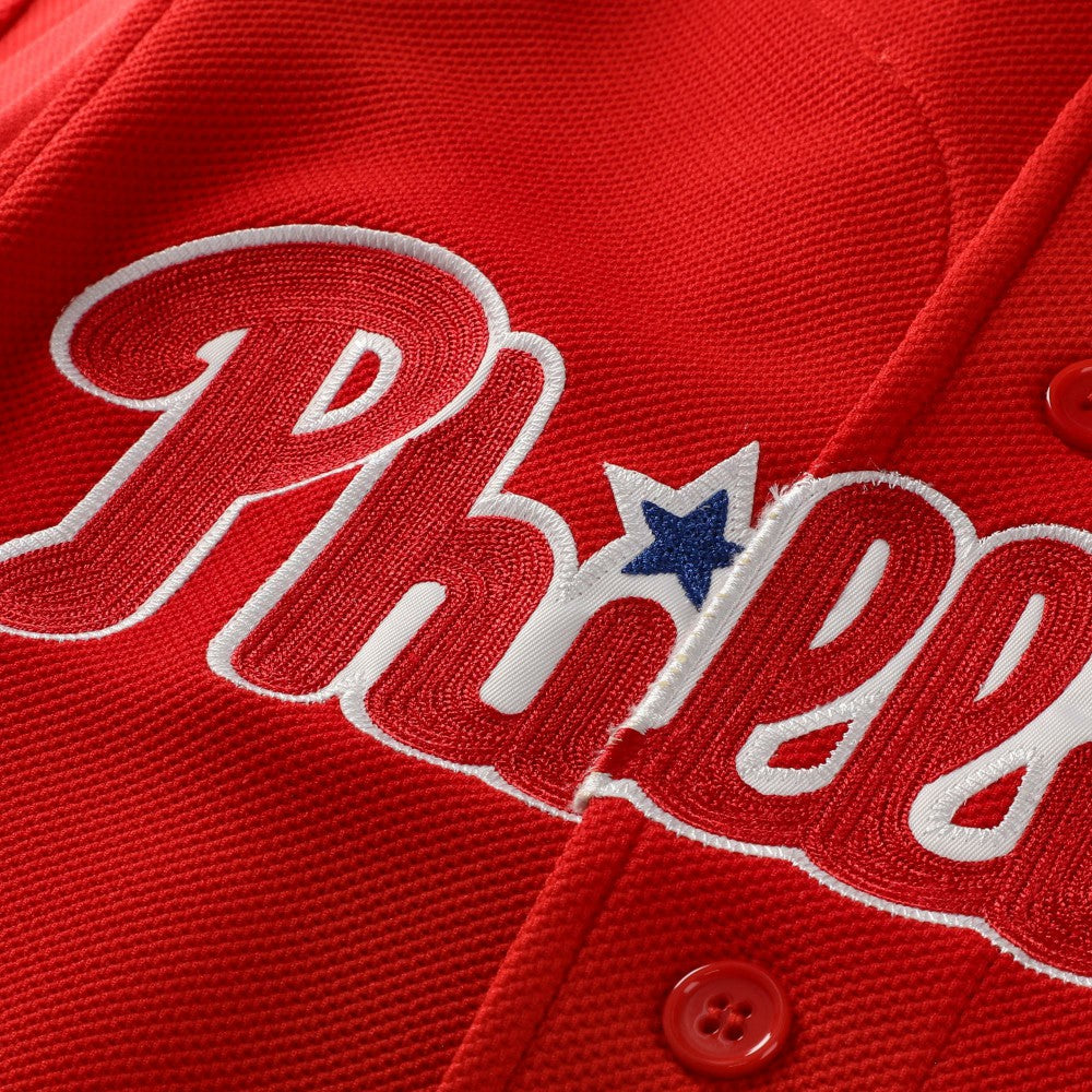 Ryan Howard Philadelphia Phillies Mitchell & Ness Cooperstown Collection Batting Practice Jersey - Red - Mitchell & Ness Sale