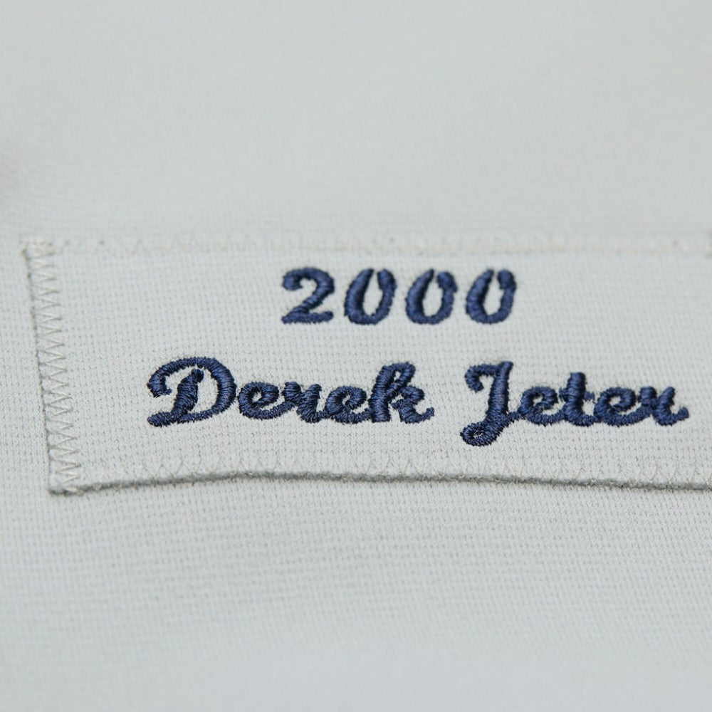 Derek Jeter New York Yankees Mitchell & Ness Cooperstown Collection 2000 World Series Authentic Jersey - Gray - Mitchell & Ness Lifestyle