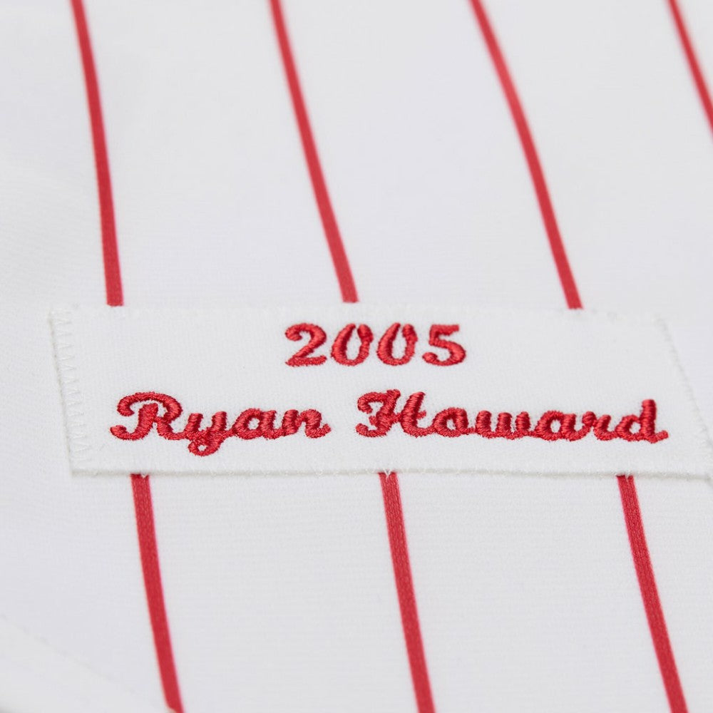 Ryan Howard Philadelphia Phillies Mitchell & Ness Cooperstown Collection Authentic Jersey - White - Mitchell & Ness Online