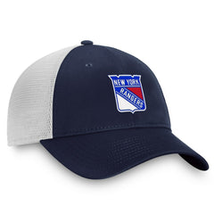 New York Rangers Fanatics Core Primary Logo Trucker Adjustable Hat - Blue/White - NHL 202753524