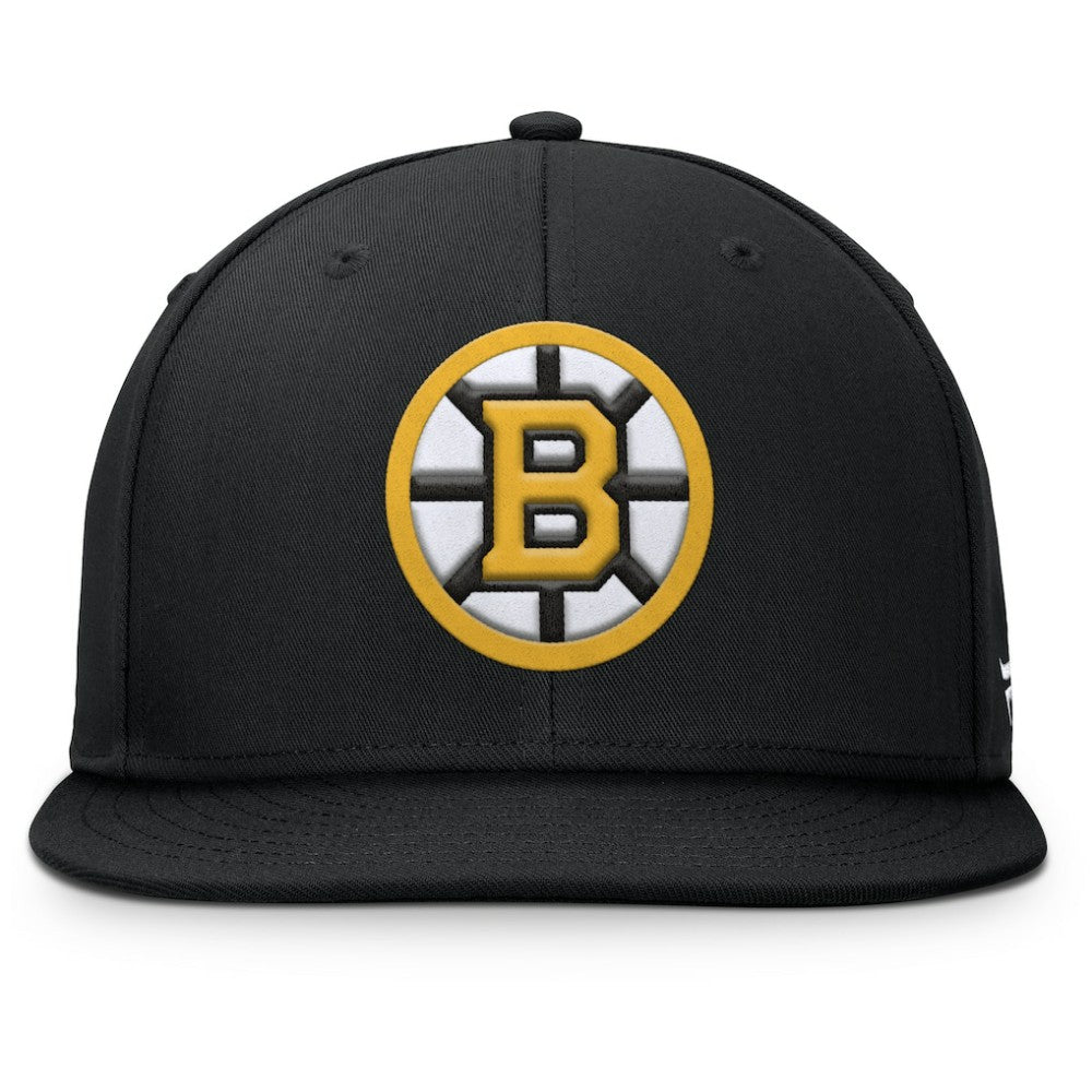 Boston Bruins Fanatics Primary Logo Snapback Hat - Black - NHL 202753716