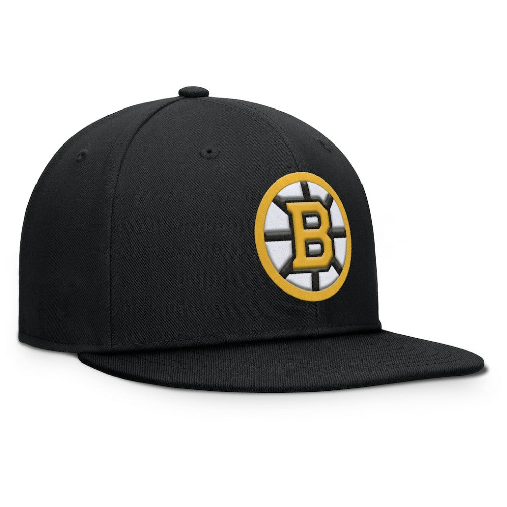 Boston Bruins Fanatics Primary Logo Snapback Hat - Black - NHL 202753716