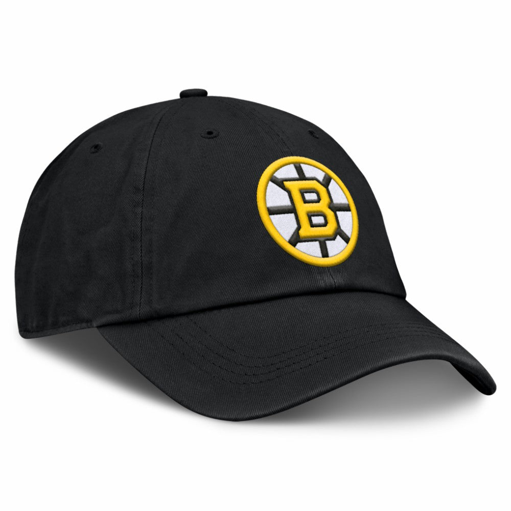 Boston Bruins Fanatics Women's Core Logo Adjustable Hat - Black - NHL 202753717