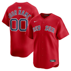 Boston Red Sox Nike Alternate Limited Custom Jersey - Red - Nike on Sale