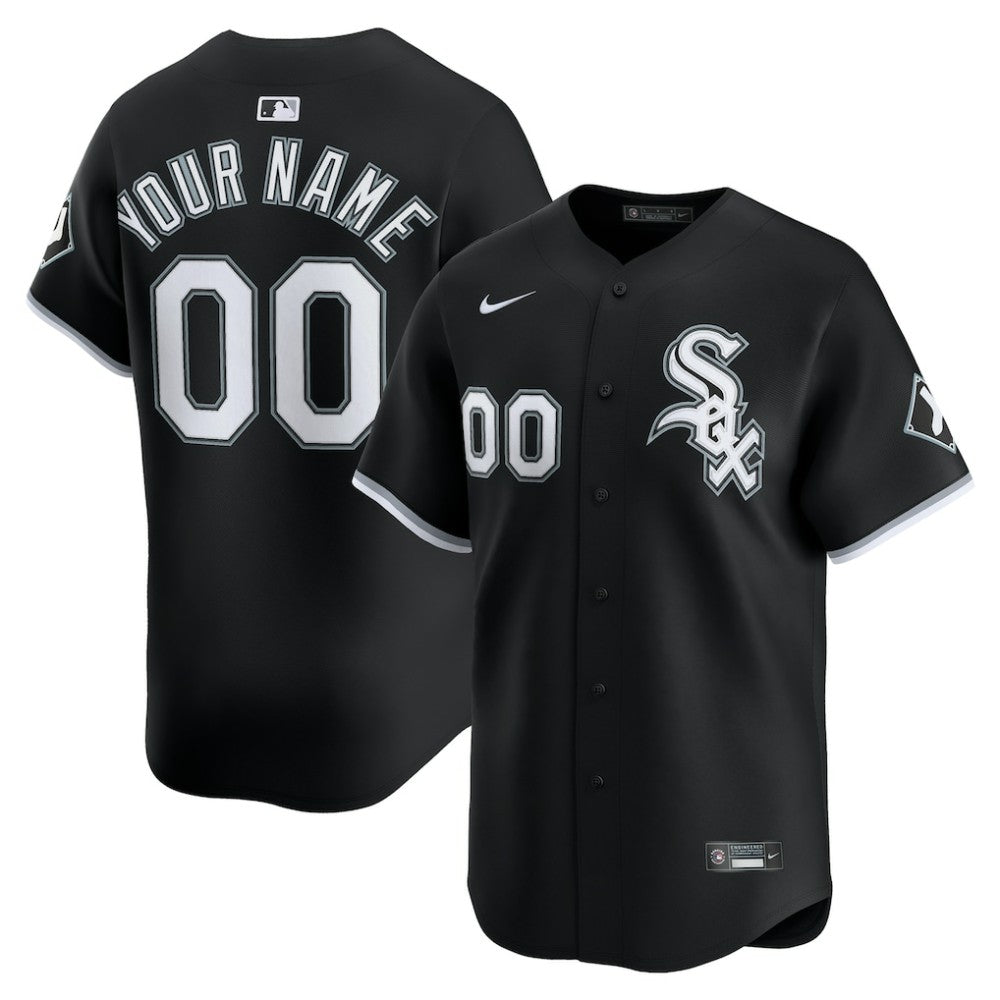 Chicago White Sox Nike Alternate Limited Custom Jersey - Black - Nike Lifestyle