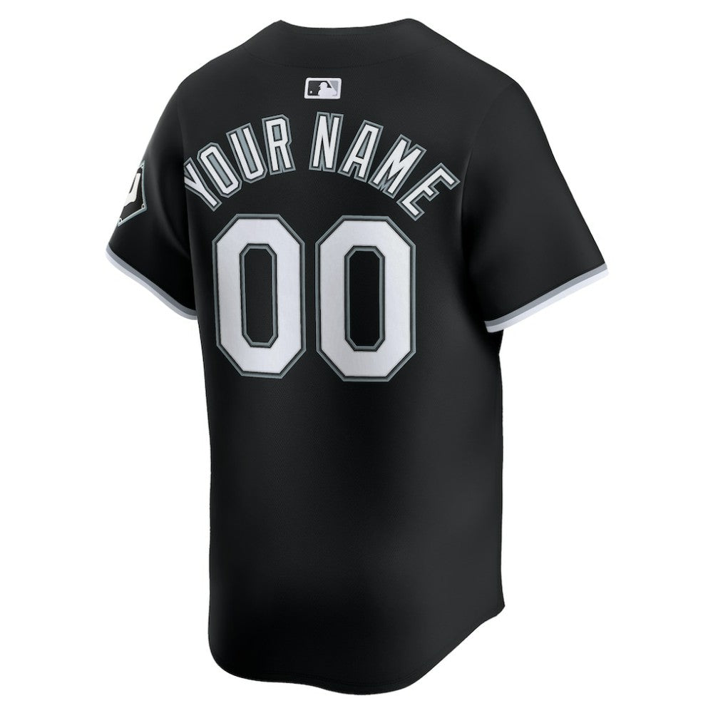 Chicago White Sox Nike Alternate Limited Custom Jersey - Black - Nike Lifestyle
