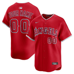 Los Angeles Angels Nike Alternate Limited Custom Jersey - Red - Nike Online
