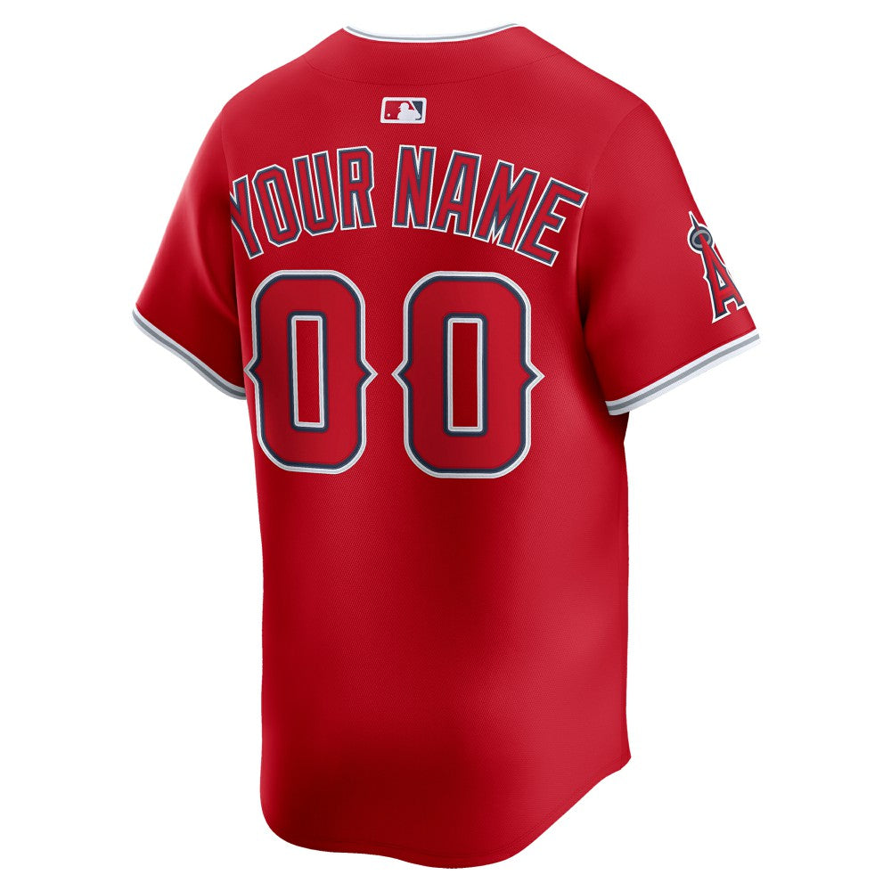 Los Angeles Angels Nike Alternate Limited Custom Jersey - Red - Nike Online