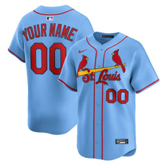St. Louis Cardinals Nike Alternate Limited Custom Jersey - Light Blue - Nike Discount