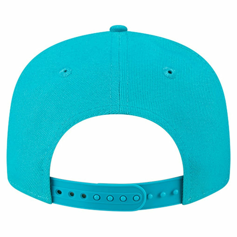 Miami Dolphins New Era Youth Main Script 9FIFTY Snapback Hat Aqua