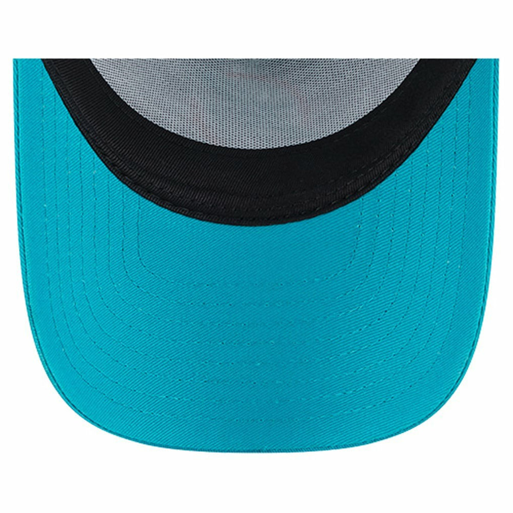 Miami Dolphins New Era Youth Main A-Frame 9FORTY Adjustable Hat Aqua