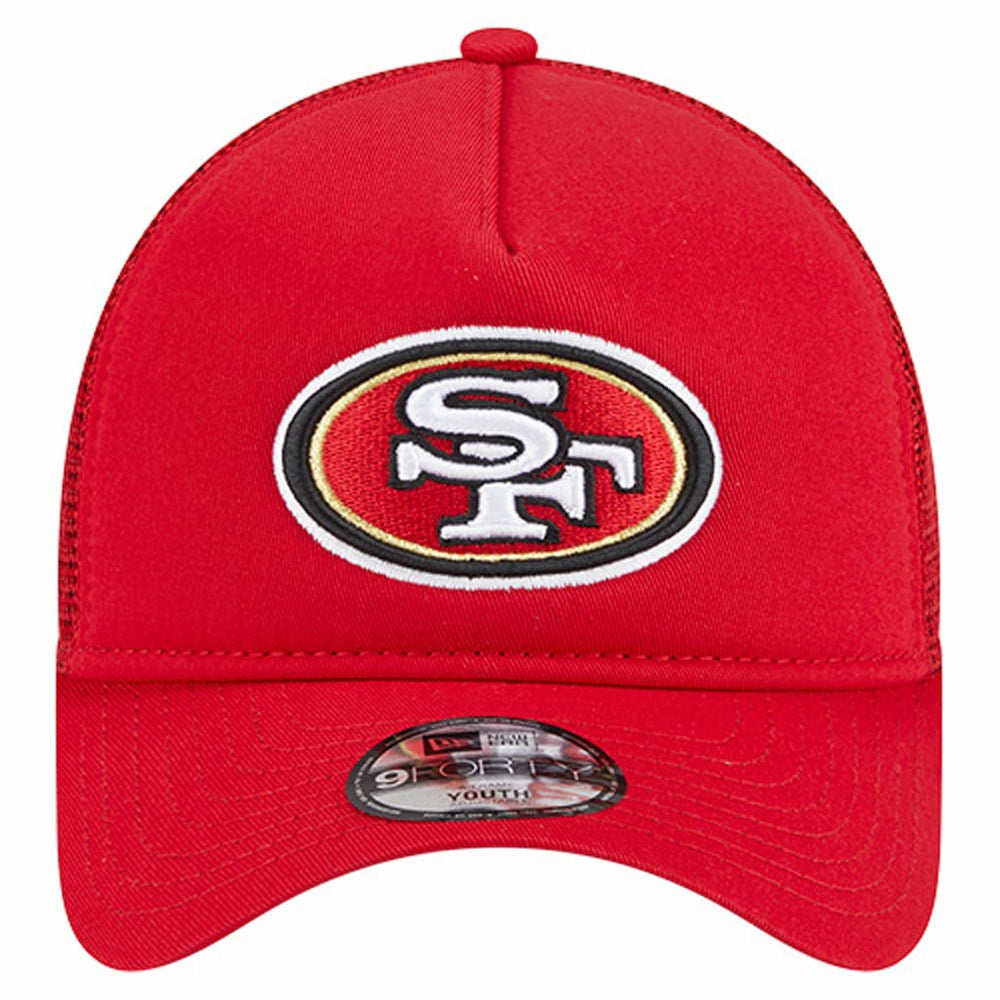 San Francisco 49ers New Era Preschool Main A-Frame 9FORTY Adjustable Hat Scarlet