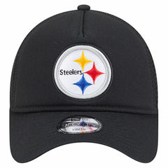Pittsburgh Steelers New Era Preschool Main A-Frame 9FORTY Adjustable Hat Black