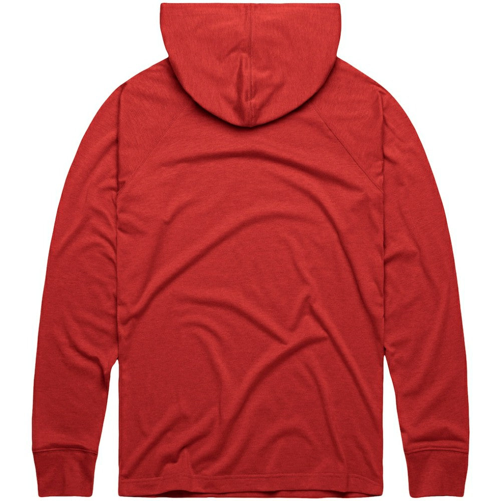 Philadelphia Phillies Homage Lightweight Raglan Tri-Blend Pullover Hoodie - Red - MLB on Sale