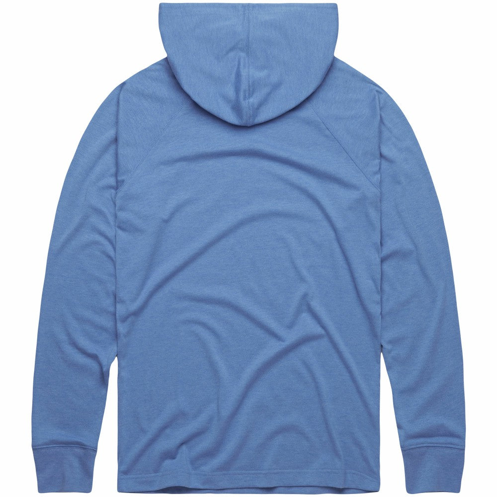 Milwaukee Brewers Homage Lightweight Raglan Tri-Blend Pullover Hoodie - Powder Blue - MLB Discount