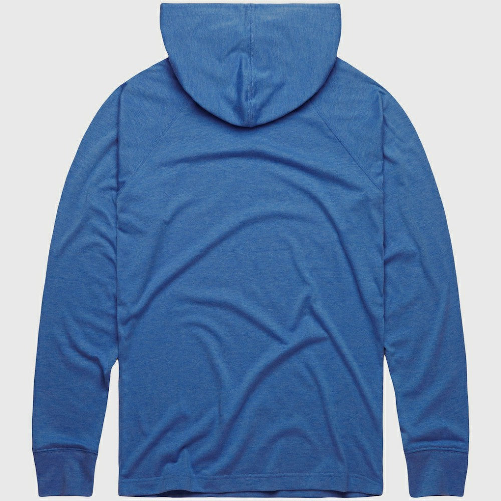 Texas Rangers Homage Lightweight Raglan Tri-Blend Pullover Hoodie - Light Blue - MLB Sale
