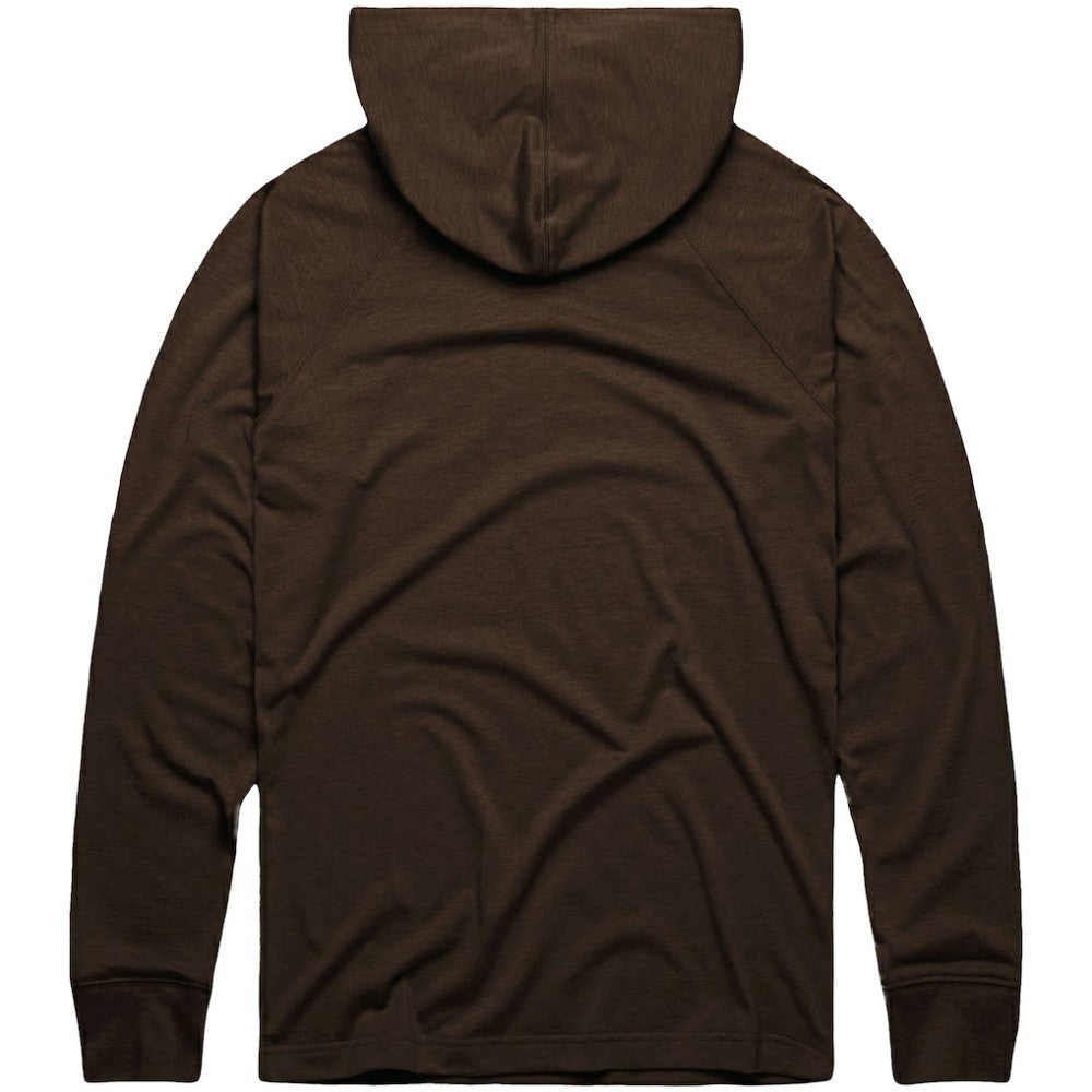 San Diego Padres Homage Lightweight Raglan Tri-Blend Pullover Hoodie - Brown - MLB Sale