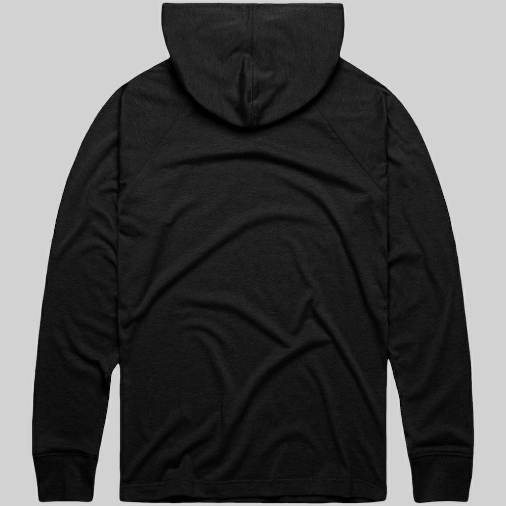 San Francisco Giants Homage Lightweight Raglan Tri-Blend Pullover Hoodie - Charcoal - MLB Lifestyle