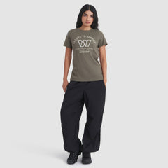 Nike Washington Commanders Women's 2025 Salute to Service Sideline T-Shirt Olive