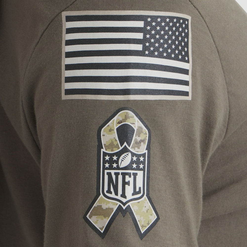 Nike Washington Commanders Women's 2025 Salute to Service Sideline T-Shirt Olive
