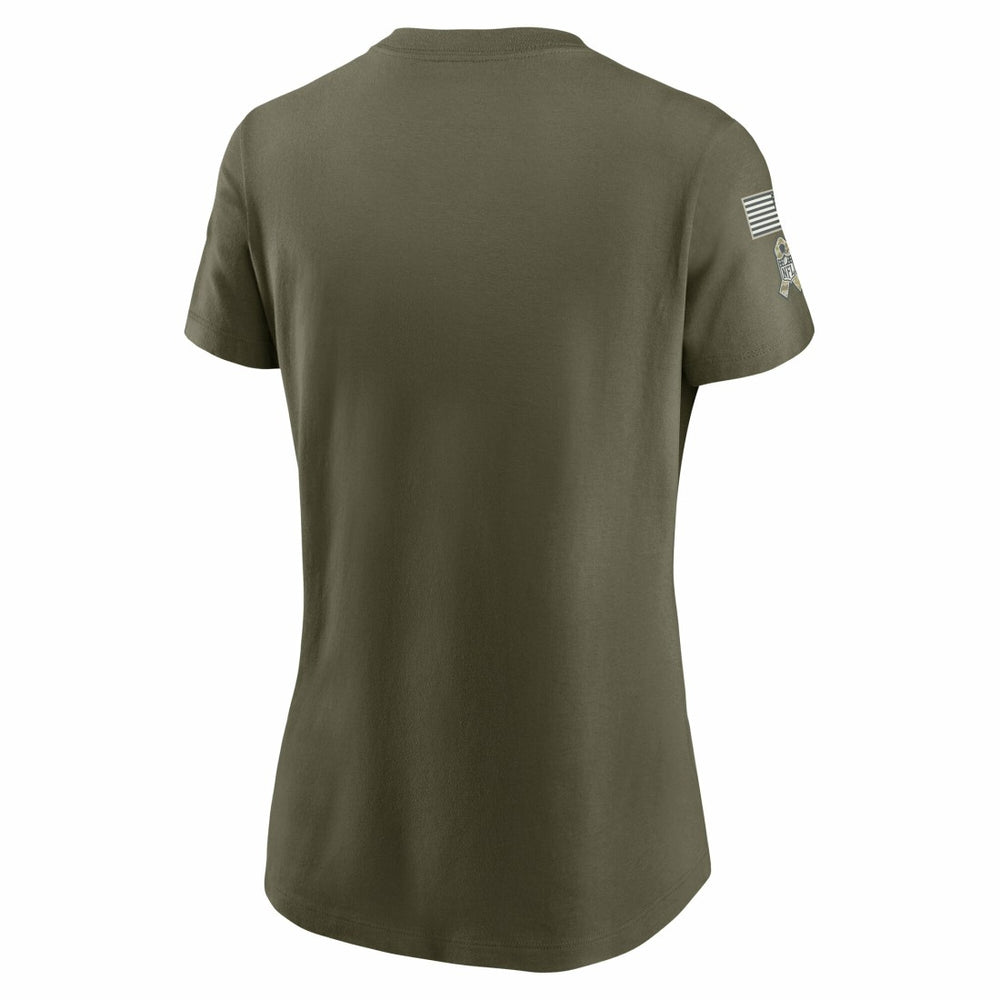 Nike Tampa Bay Buccaneers Women's 2025 Salute to Service Sideline T-Shirt Olive
