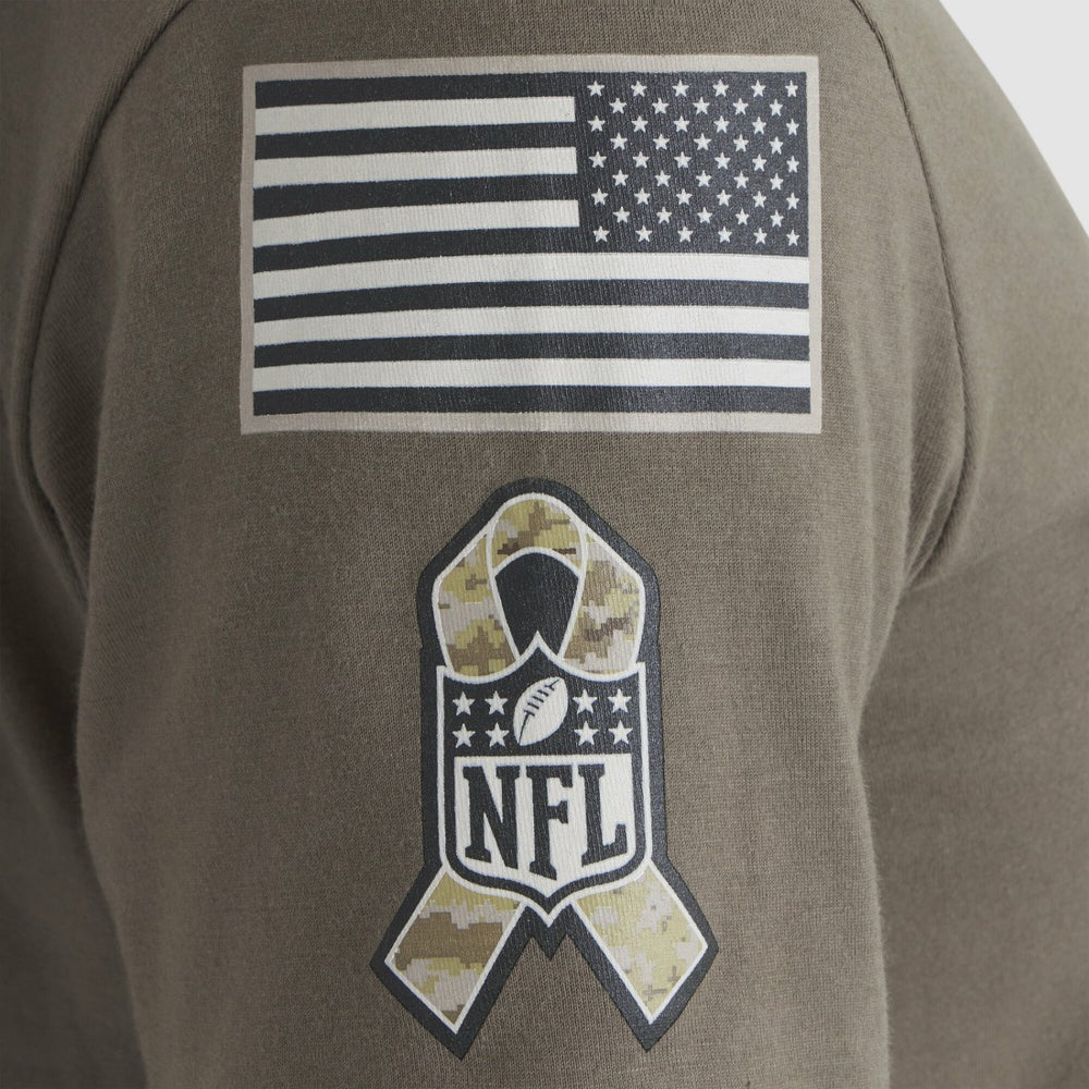 Nike Tampa Bay Buccaneers Women's 2025 Salute to Service Sideline T-Shirt Olive