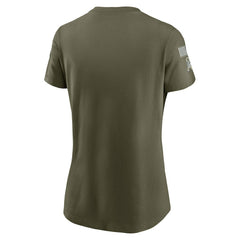 Nike Minnesota Vikings Women's 2025 Salute to Service Sideline T-Shirt Olive