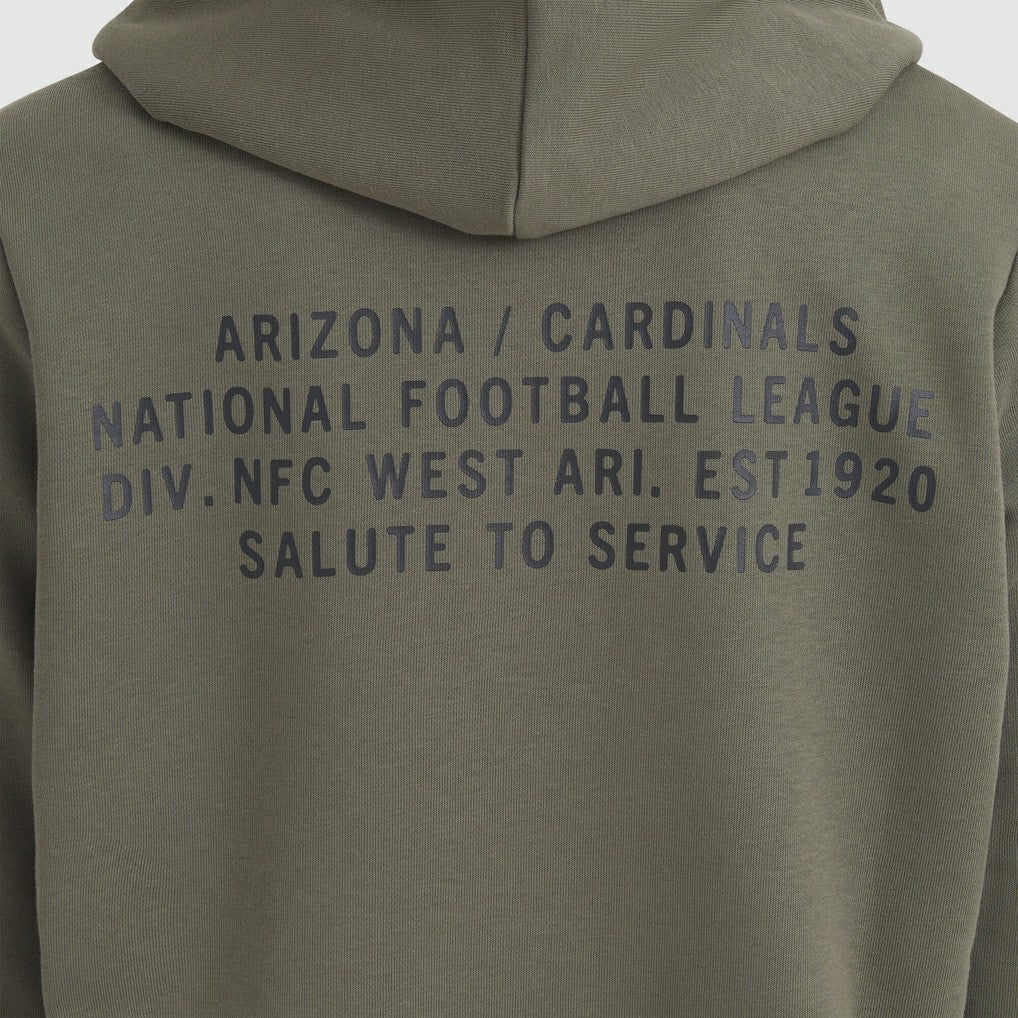 Nike Arizona Cardinals Women's 2025 Salute to Service Sideline Standard Issue Dri-FIT Hoodie Olive