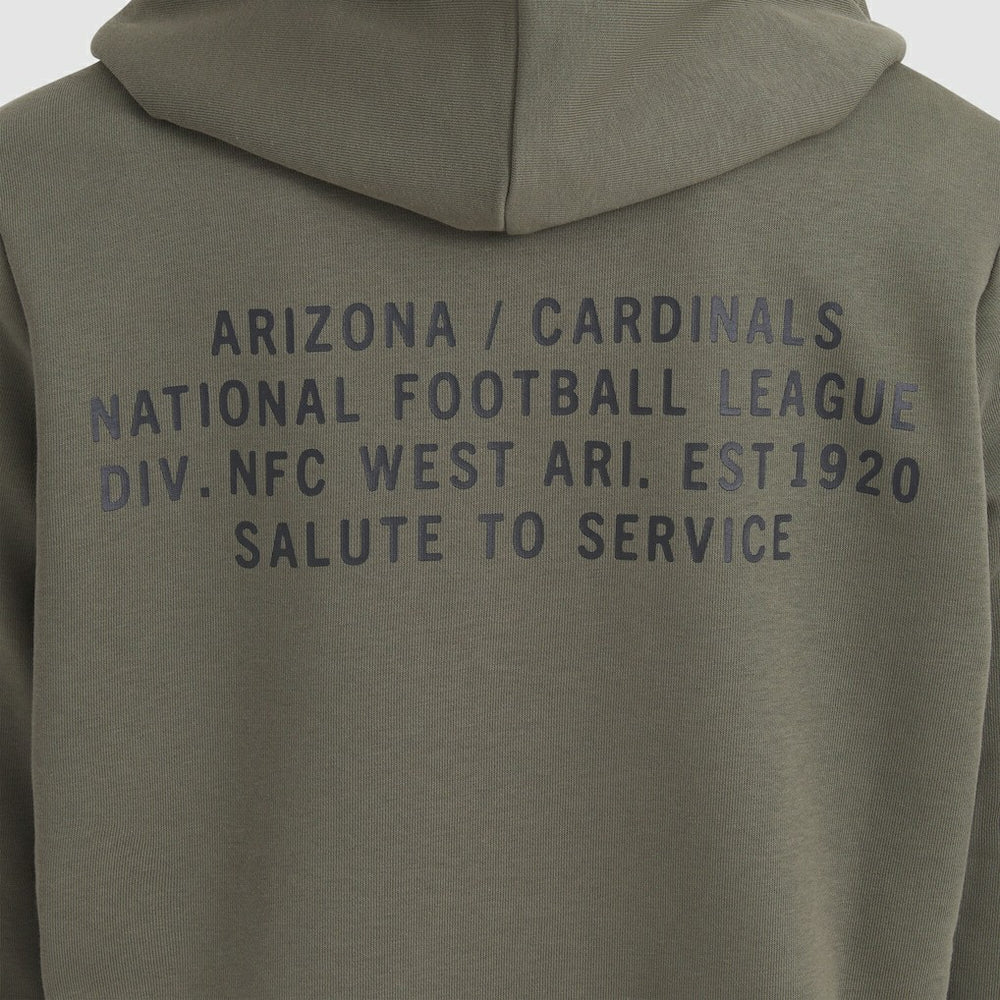 Nike Arizona Cardinals Women's 2025 Salute to Service Sideline Standard Issue Dri-FIT Hoodie Olive