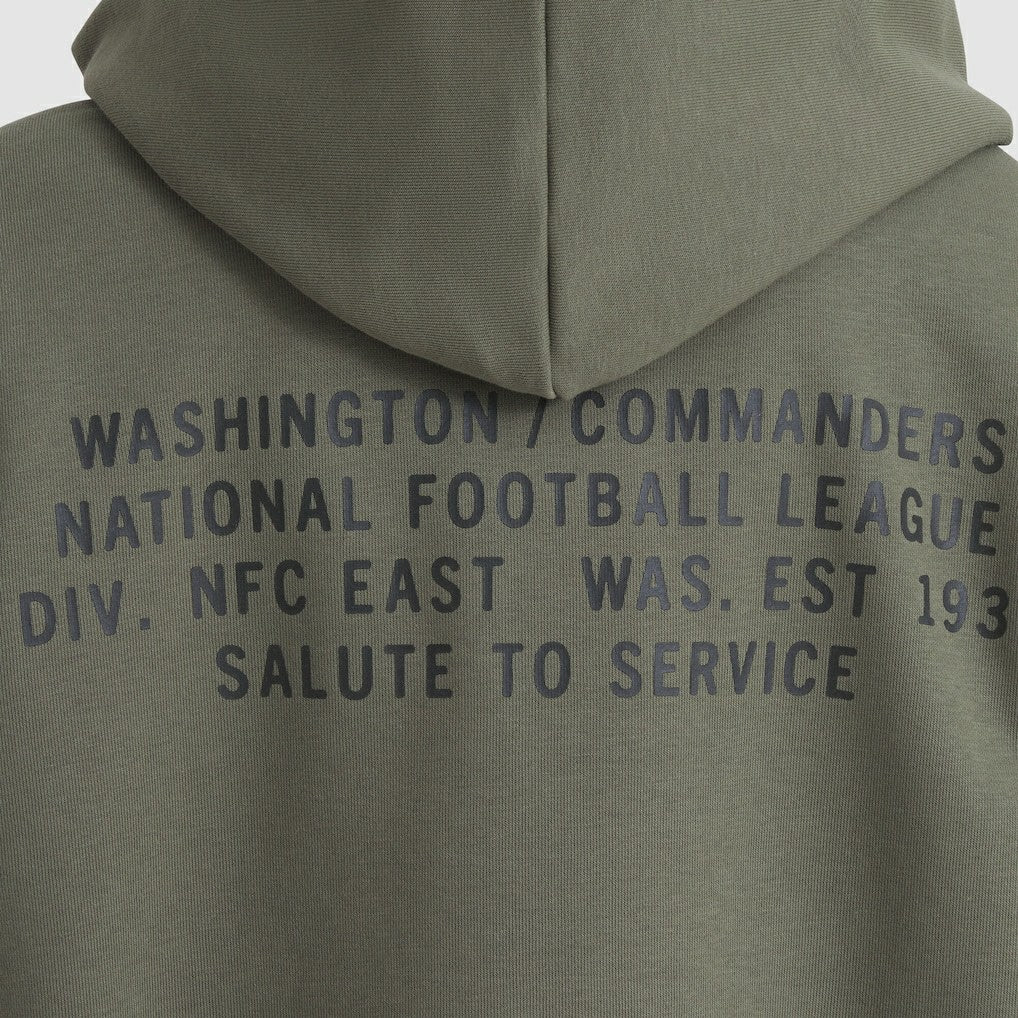 Nike Washington Commanders Women's 2025 Salute to Service Sideline Standard Issue Dri-FIT Hoodie Olive