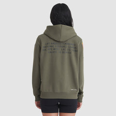 Nike Los Angeles Chargers Women's 2025 Salute to Service Sideline Standard Issue Dri-FIT Hoodie Olive