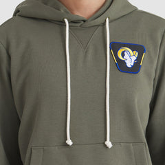 Nike Los Angeles Rams Women's 2025 Salute to Service Sideline Standard Issue Dri-FIT Hoodie Olive