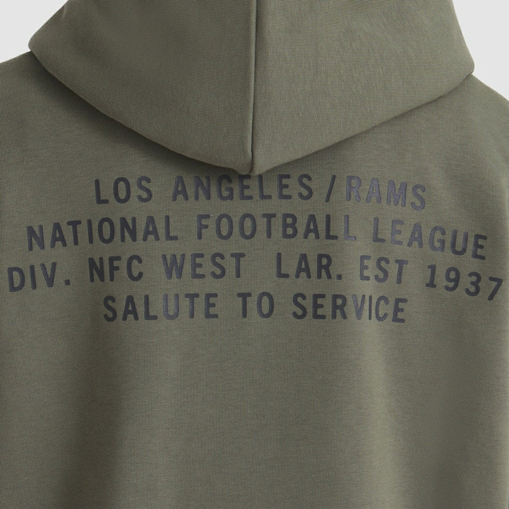 Nike Los Angeles Rams Women's 2025 Salute to Service Sideline Standard Issue Dri-FIT Hoodie Olive