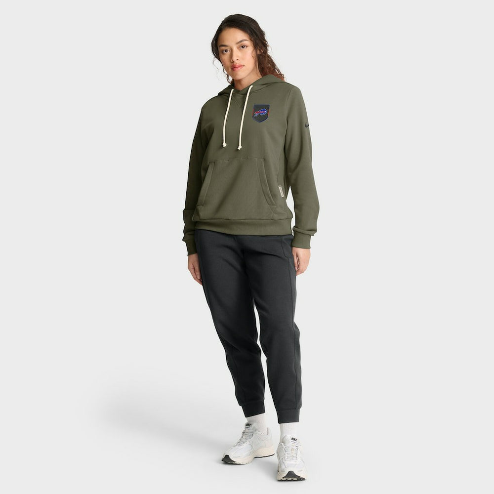 Nike Buffalo Bills Women's 2025 Salute to Service Sideline Standard Issue Dri-FIT Hoodie Olive
