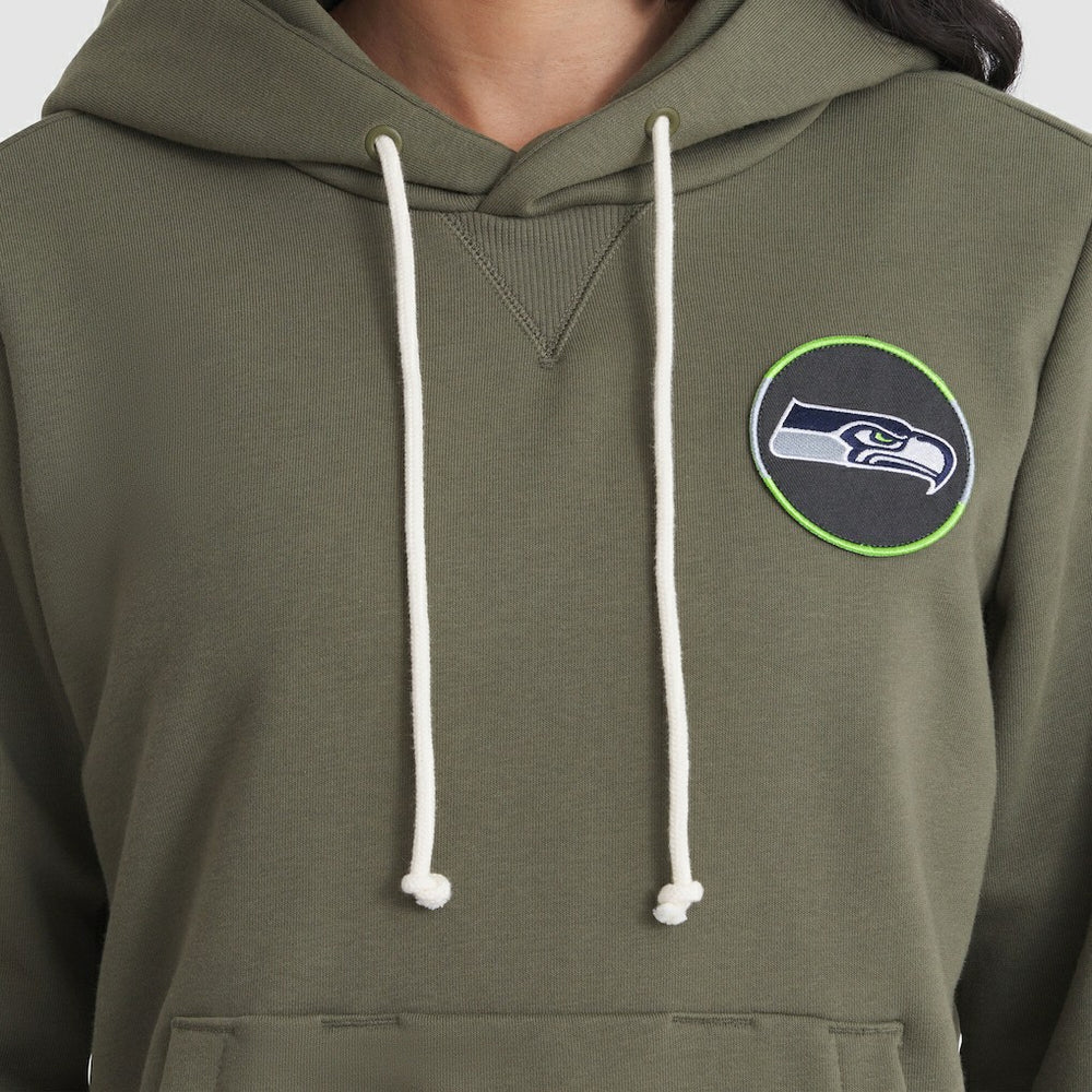 Nike Seattle Seahawks Women's 2025 Salute to Service Sideline Standard Issue Dri-FIT Hoodie Olive