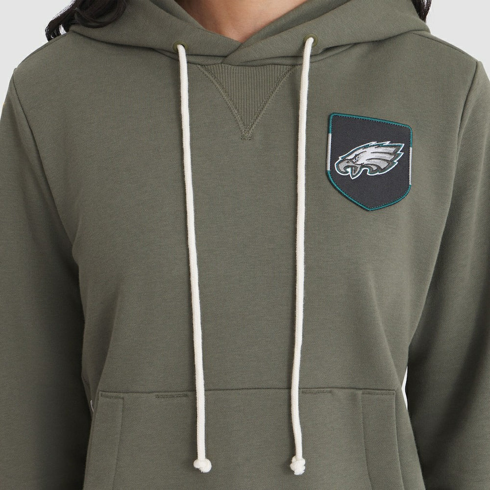 Nike Philadelphia Eagles Women's 2025 Salute to Service Sideline Standard Issue Dri-FIT Hoodie Olive