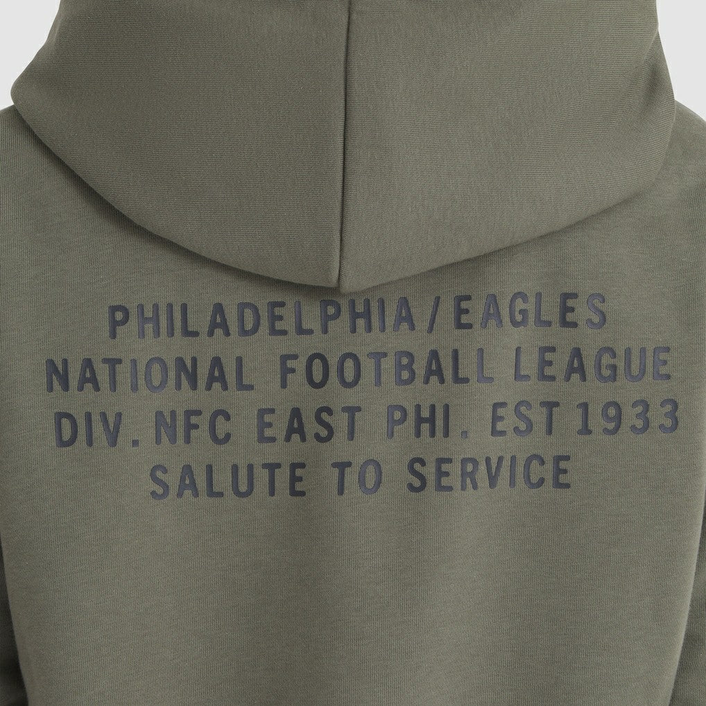 Nike Philadelphia Eagles Women's 2025 Salute to Service Sideline Standard Issue Dri-FIT Hoodie Olive