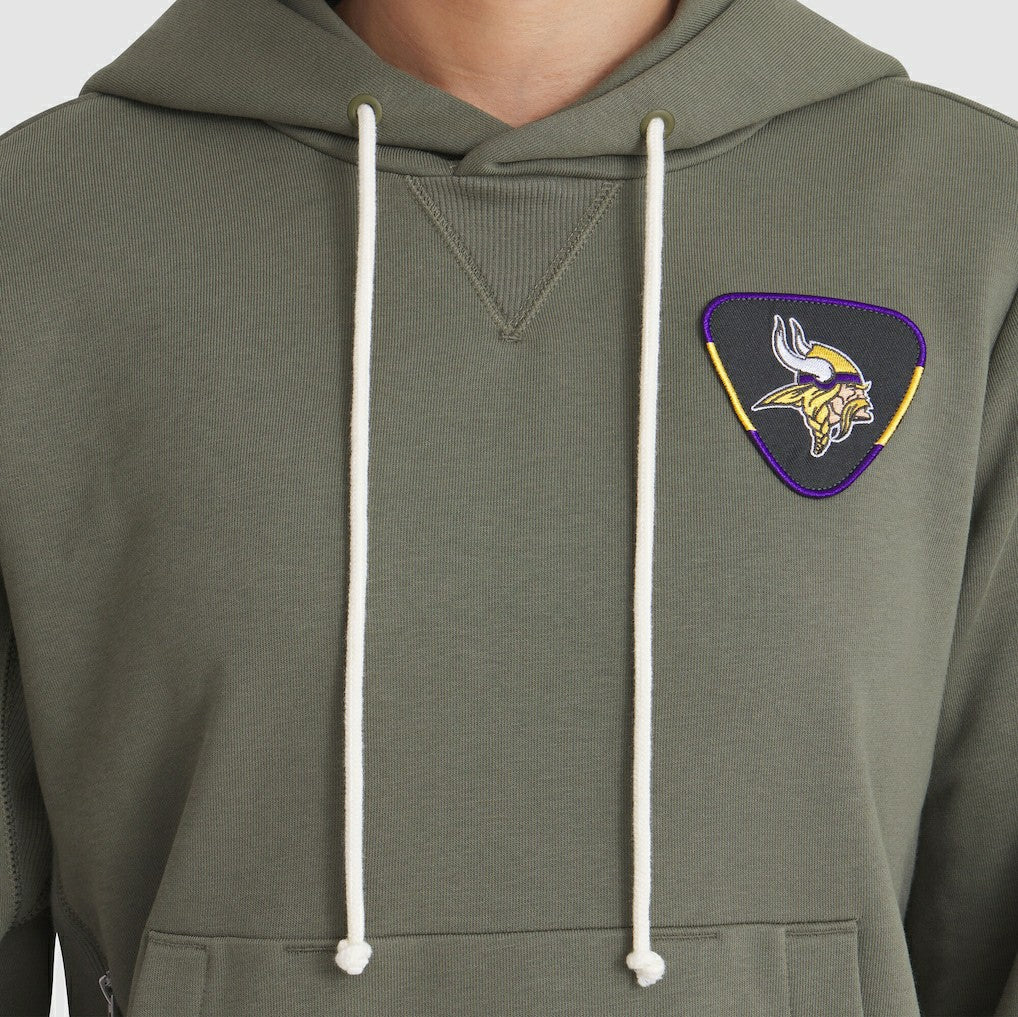 Nike Minnesota Vikings Women's 2025 Salute to Service Sideline Standard Issue Dri-FIT Hoodie Olive