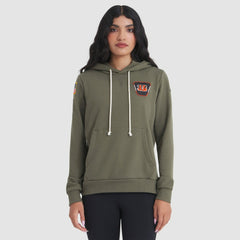Nike Cincinnati Bengals Women's 2025 Salute to Service Sideline Standard Issue Dri-FIT Hoodie Olive