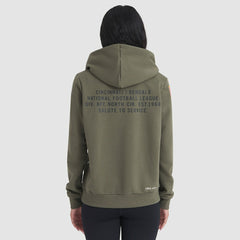 Nike Cincinnati Bengals Women's 2025 Salute to Service Sideline Standard Issue Dri-FIT Hoodie Olive