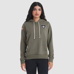 Nike New Orleans Saints Women's 2025 Salute to Service Sideline Standard Issue Dri-FIT Hoodie Olive
