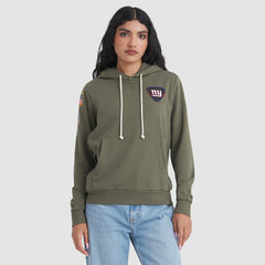 Nike New York Giants Women's 2025 Salute to Service Sideline Standard Issue Dri-FIT Hoodie Olive