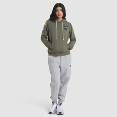 Nike Detroit Lions Women's 2025 Salute to Service Sideline Standard Issue Dri-FIT Hoodie Olive